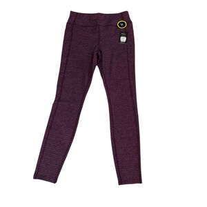 Athletic Works Women’s High Waisted Leggings Size M Purple